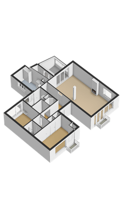 Floorplan - Koningin Julianalaan 18, 2224 EW Katwijk